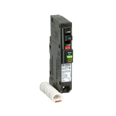 Square D 15 Amp Single Pole AFCI Circuit Breaker