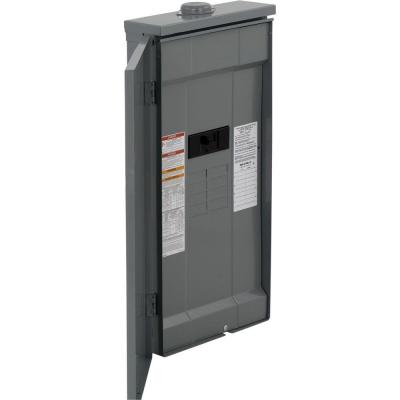Square D Homeline 200 Amp 8-Space 16-Circuit Outdoor Main Breaker Load