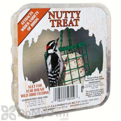 Suet Nutty Bird Treat 11oz