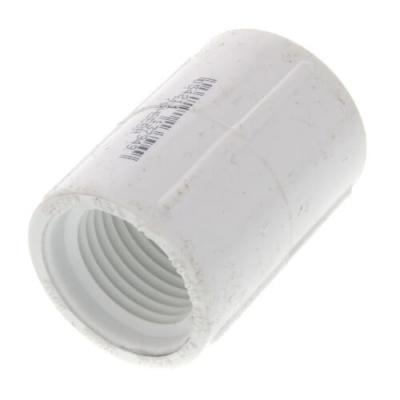 Mueller 1/2in Threaded PVC Coupling