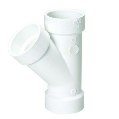 Mueller 4in 45 Sewer & Drain PVC Wye