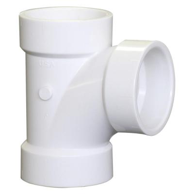 Mueller 4in Sewer & Drain Sanitary PVC Tee