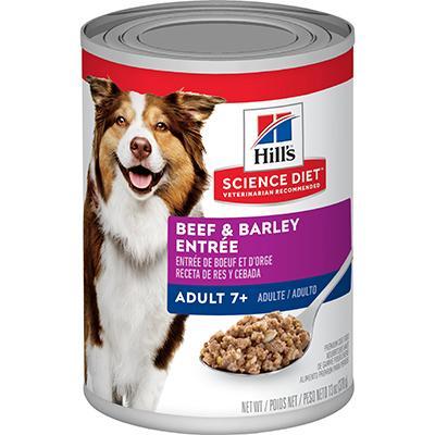 Adult 7+ Beef & Barley Entrée Canned Dog Food 13oz