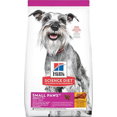 Adult 7+ Small Paws Dry Dog food 15.5oz