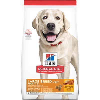Adult Large Breed Light for Weight Management Dry Dog Food 30lb
