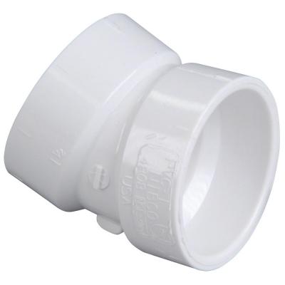 Mueller 2in 22-1/2-Degree PVC DWV Elbow