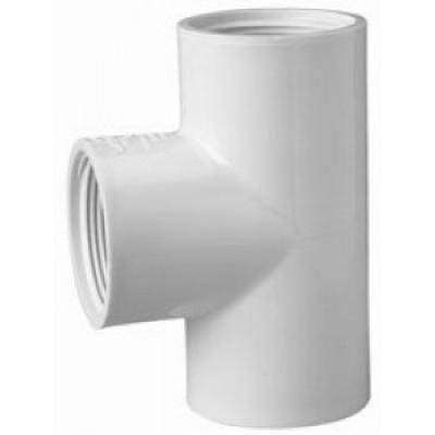 Mueller 1in FPT PVC DWV Threaded Tee