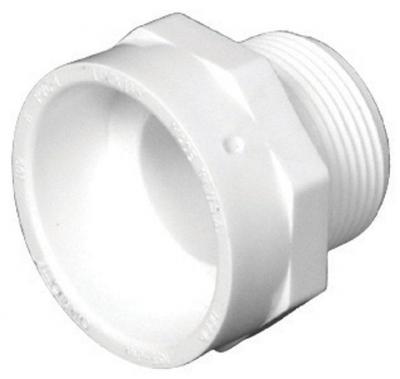 Mueller 4in MPT PVC DWV Adapter