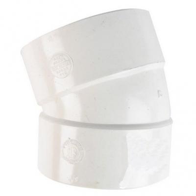 Mueller 4in 22-1/2in Degree PVC DWV Elbow