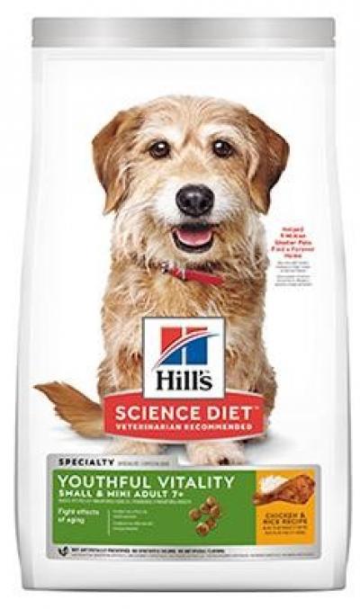 Adult 7+ Youthful Vitality Small & Mini Dry Dog Food 3.5lb