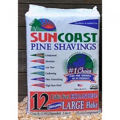 Sun Coast 12CUFT Large Flake Pine Shavings