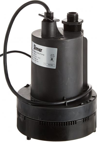 Simer 1/3HP Thermoplastic Submersible Utility Pump