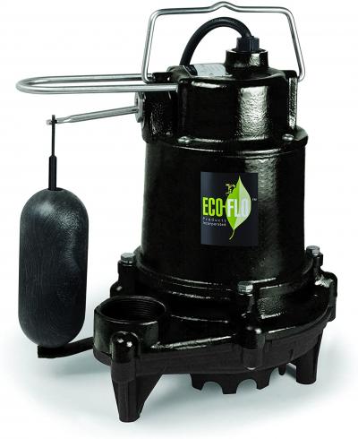 Eco-Flo 1/2HP Cast Iron Sumbmersible Sump Pump