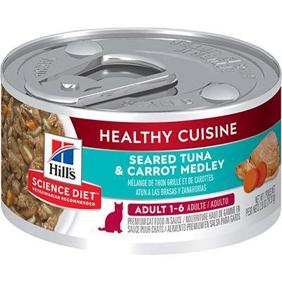 Adult Healthy Cuisine Roasted Chicken & Rice Medley Canned Cat Food 2.8oz