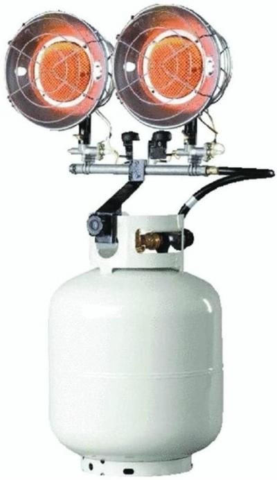 Mr. Heater 10000-30000-BTU Tank Top Propane Heater 2-Burner
