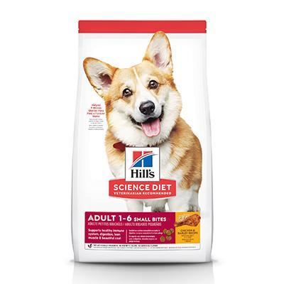 Adult Small Bites Chicken & Barley Recipe Dry Dog Food 15lb