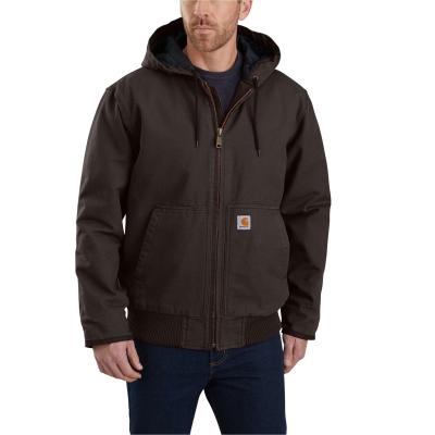 2XLT Carhartt Washed Duck Insulated Active Dark Brown