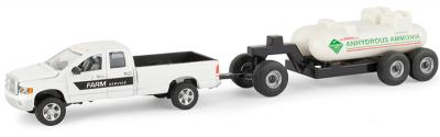 Ertl 1:64 2011 Ram Pickup Truck with Anhydrous Amonia Tank and Chassis