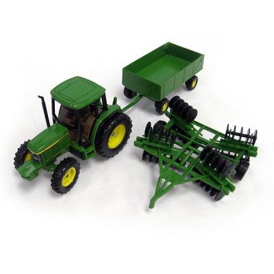 Ertl 1:32 John Deere 6410 Tractor with Barge Wagon and Disc
