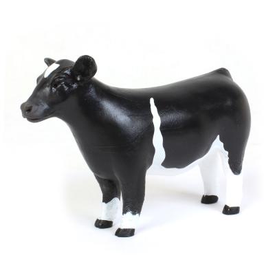 Little Buster Toys Show Steer Crossbred Black and White 1:16 Scale
