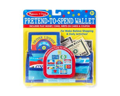 Melissa & Doug Pretend-to-Spend Wallet